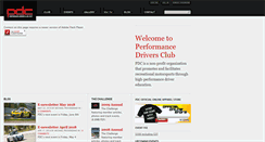 Desktop Screenshot of performancedriversclub.org